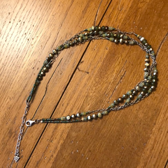 Silpada green pearls copper color beads - Picture 3 of 3